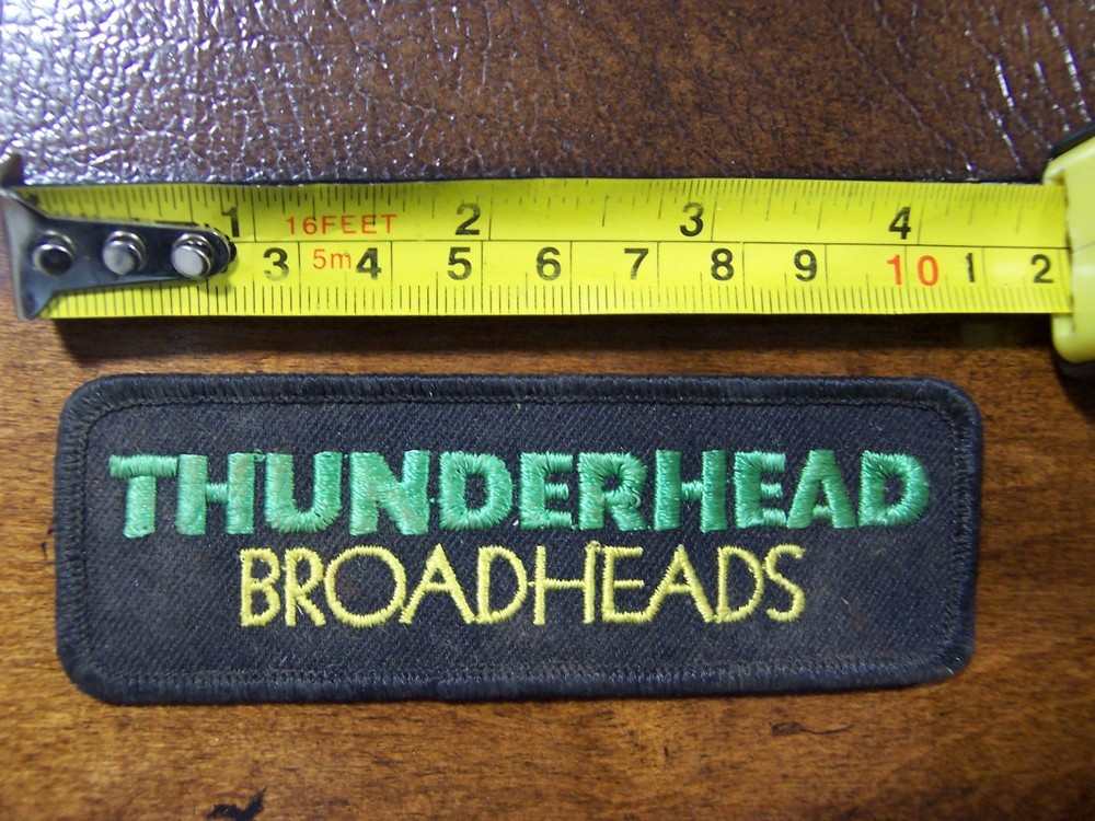 Thunderhead Broadheads Patch Small Vintage