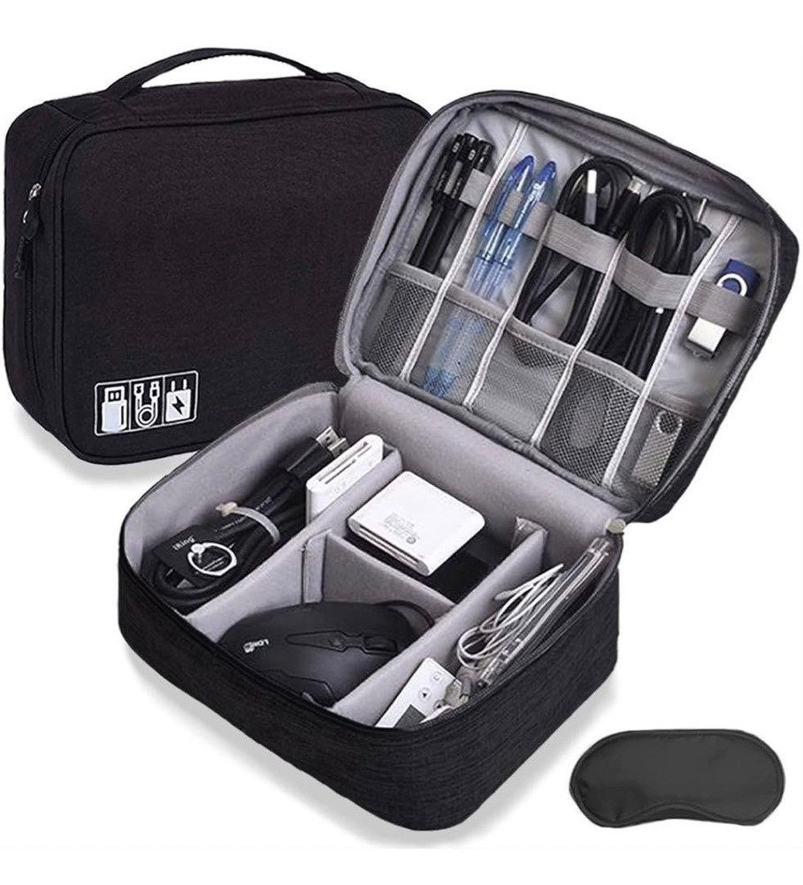 Gadget Pouch Travel Pouch Small Item Organizer PC Peripherals Office Cable