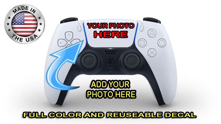 Personalized Custom PS5 Controller Touchpad Your Photo, Image, text Reusable