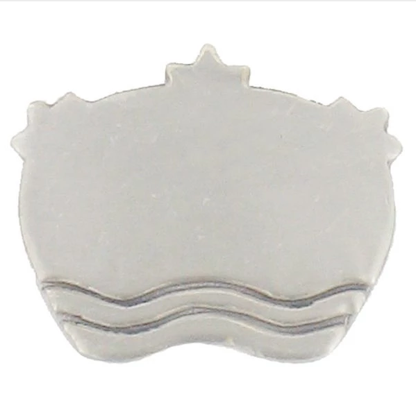 GENUINE U.S. NAVY BALL CAP DEVICE: MIRROR FINISH MINEMAN