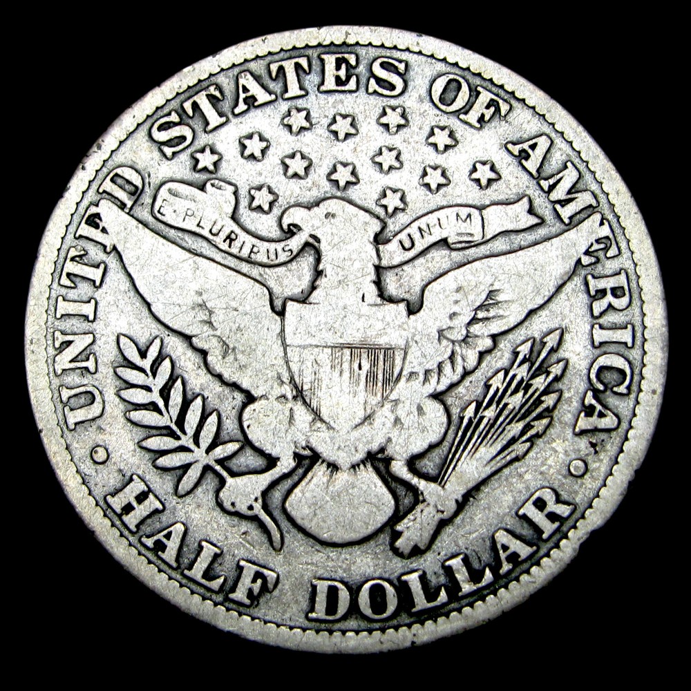 1913 Barber Half Dollar Silver ---- Nice US Coin ---- #859K