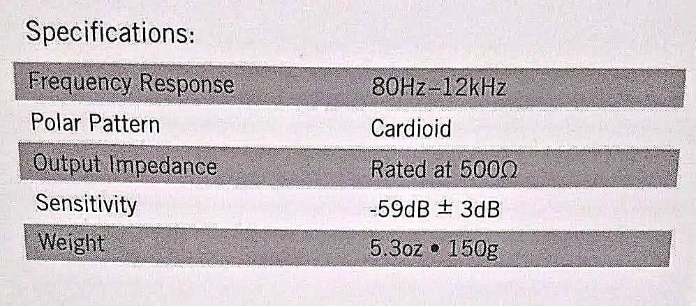 Karaoke Multimedia Microphone Samson Versatility R10S Dynamic Microphone - NEW!