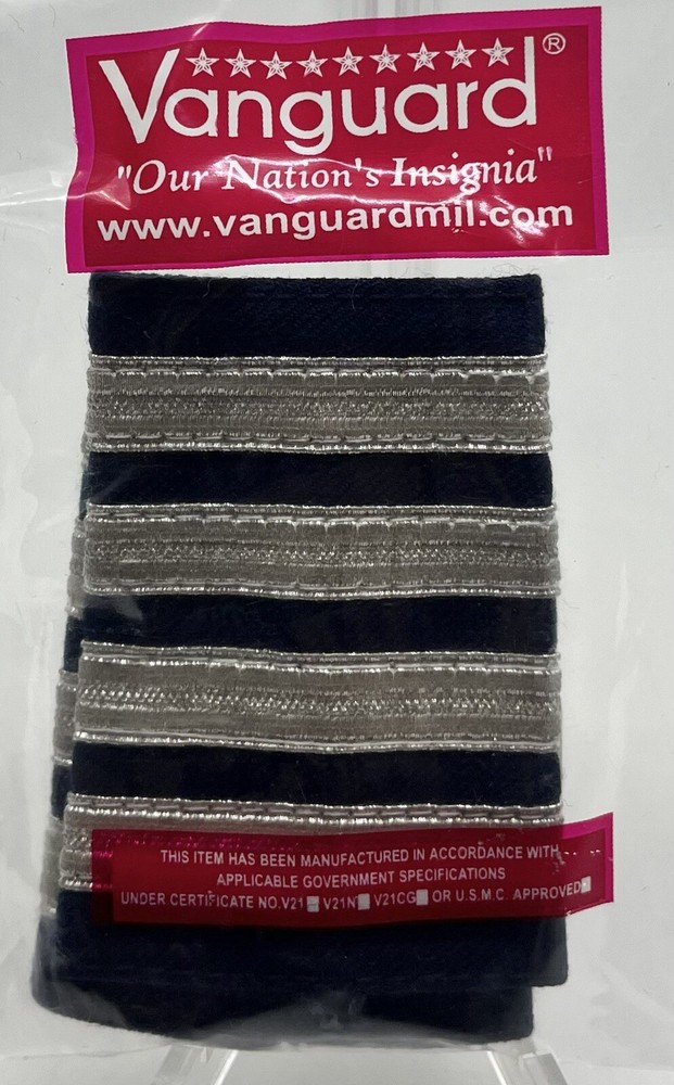 Vanguard 4 Silver Stripes On Blue NEW