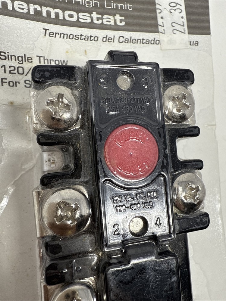 ProPlus 481555 Electric Water Heater Combination High Limit Thermostat NEW NOS