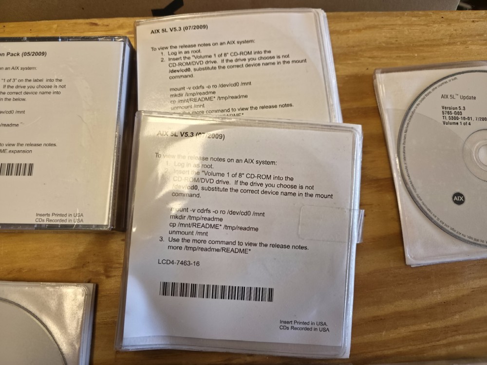 Ibm Aix Software Lot Mixed