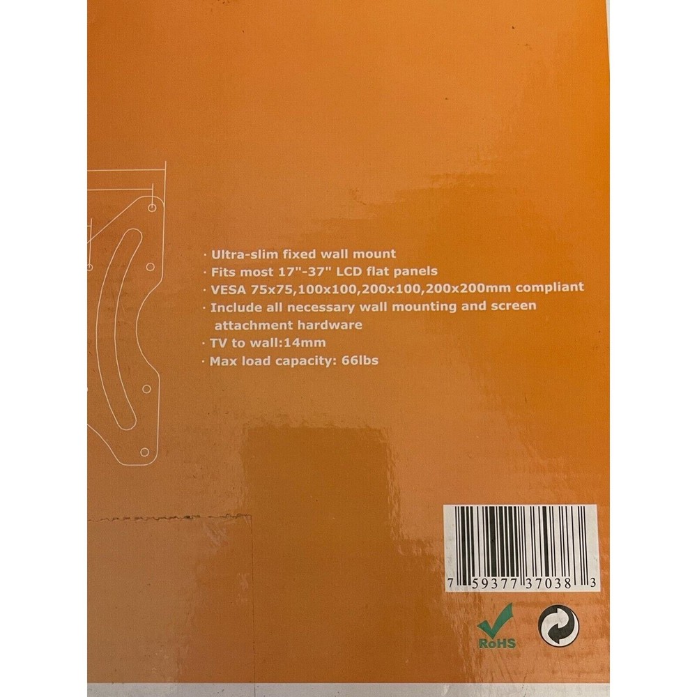 MG Electronics USFM75200B LCD Wall mount bracket