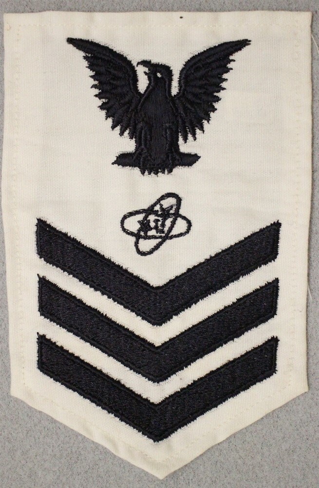 USN Navy Rate 598: PO1 Electronics Technician - white