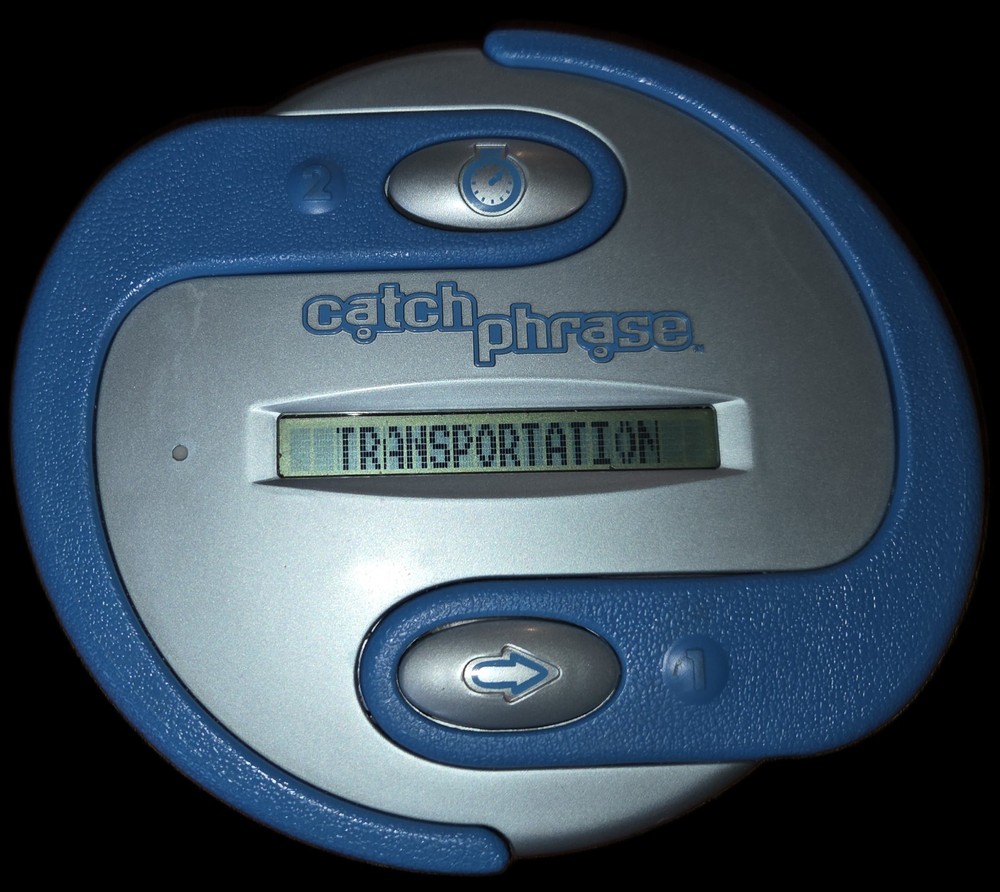 💥Hasbro Catch Phrase Handheld Electronic Game Original 1st Edition 2000 Tested