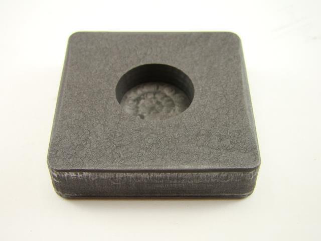 1/2 oz Round Gold Bar High Density Graphite Mold - 1/8 oz Silver Copper Bars