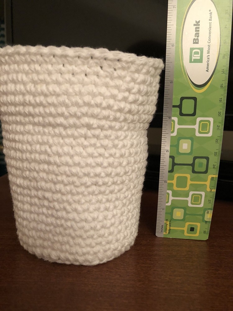100% cotton crocheted spa container