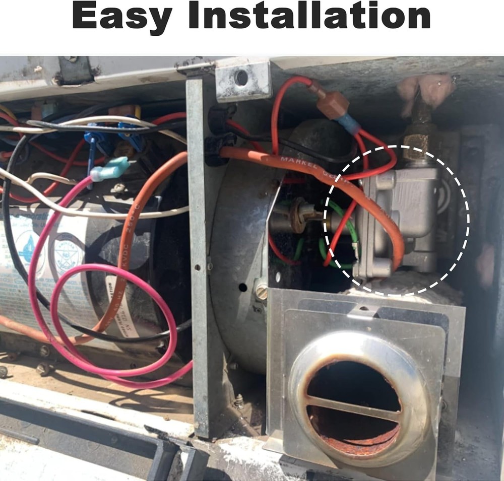 31098 38611 RV Furnace Gas Valve Kit Fit for Atwood for Wedgewood & Hydro