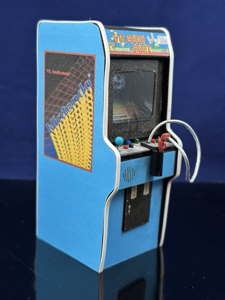 Custom Mini Arcade Machine Model (1:18 Scale): Duck Hunt