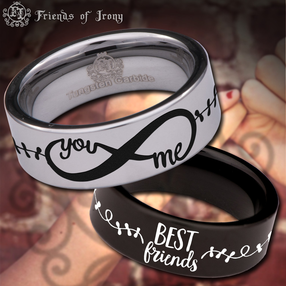 BFF Tungsten Carbide Ring
