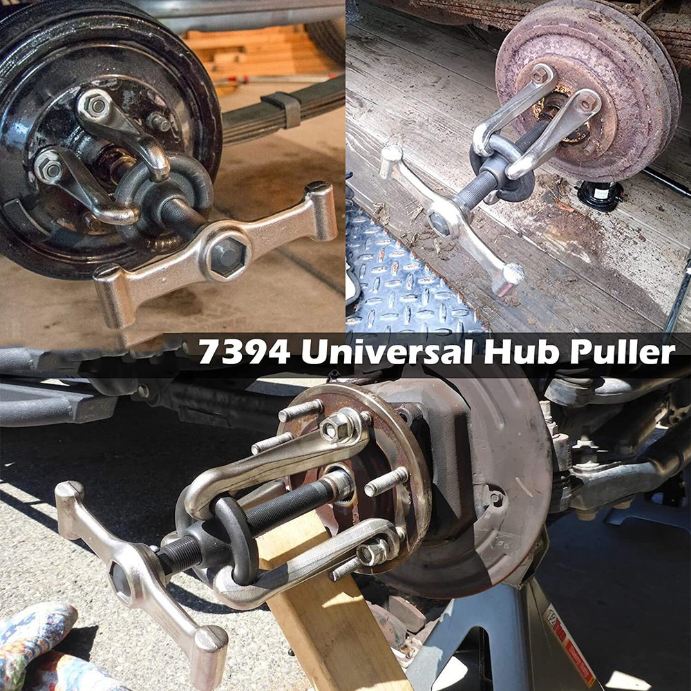 Universal 7394 Hub Puller Brake Drum Puller Wheel Hub Removal Tool (Large Size)