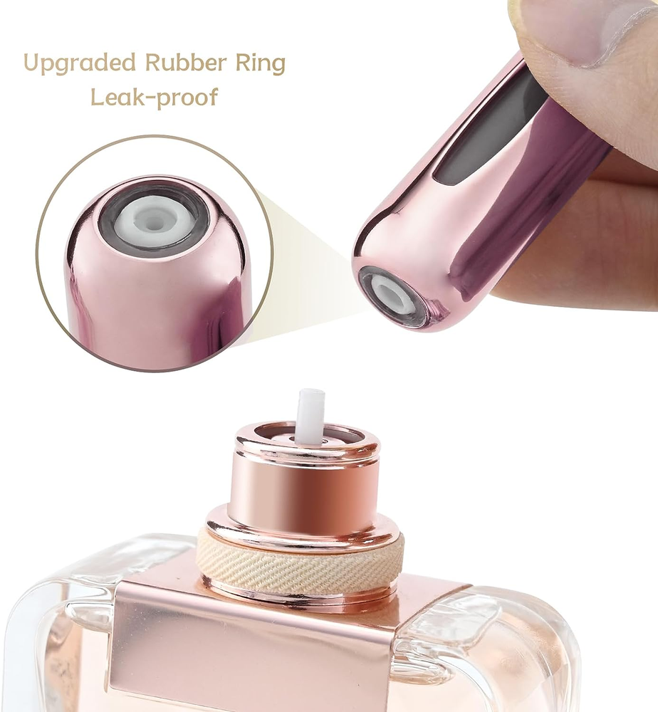 8 Pcs of 5Ml Portable Mini Refillable Perfume Atomizer Bottle Refillable