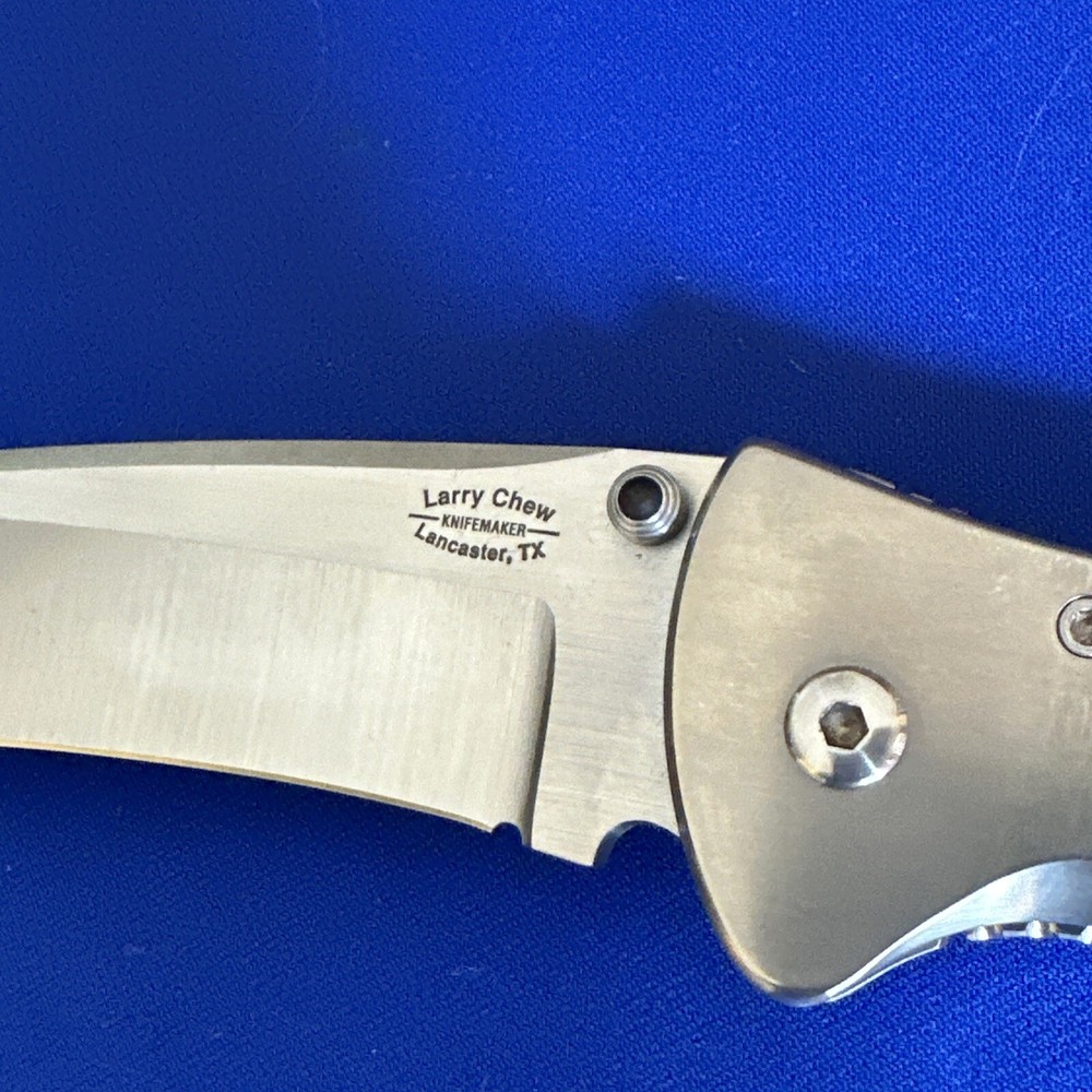 Custom Folding Knife By Custom Knifemaker Larry Chew