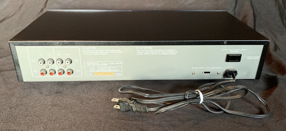 Kenwood GE-100IIB Equalizer - Tested and Working