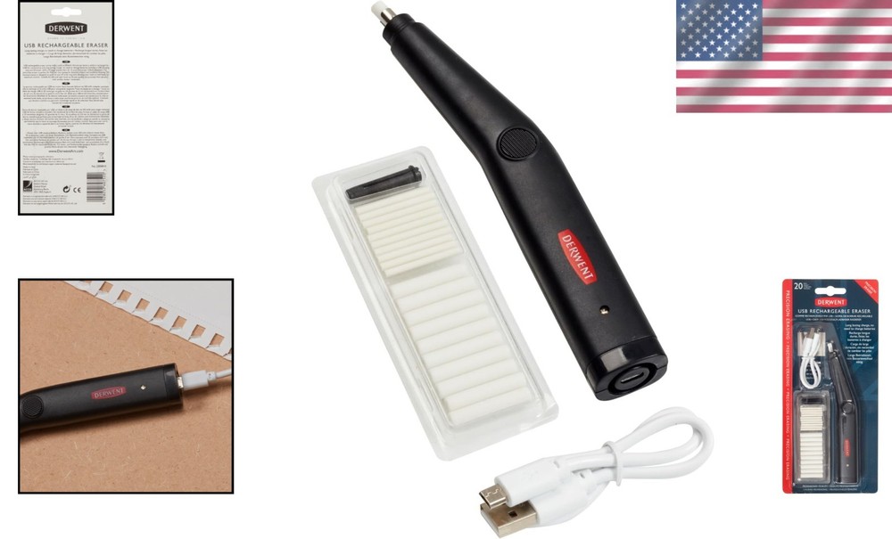 USB Rechargeable Eraser with 20 Refills