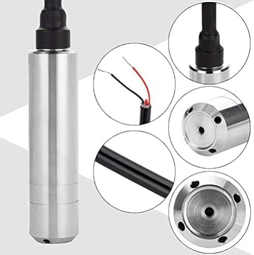 DC 24V 4-20mA Throw-in Type Liquid Water Level Sensor Transmitter For Detecti...
