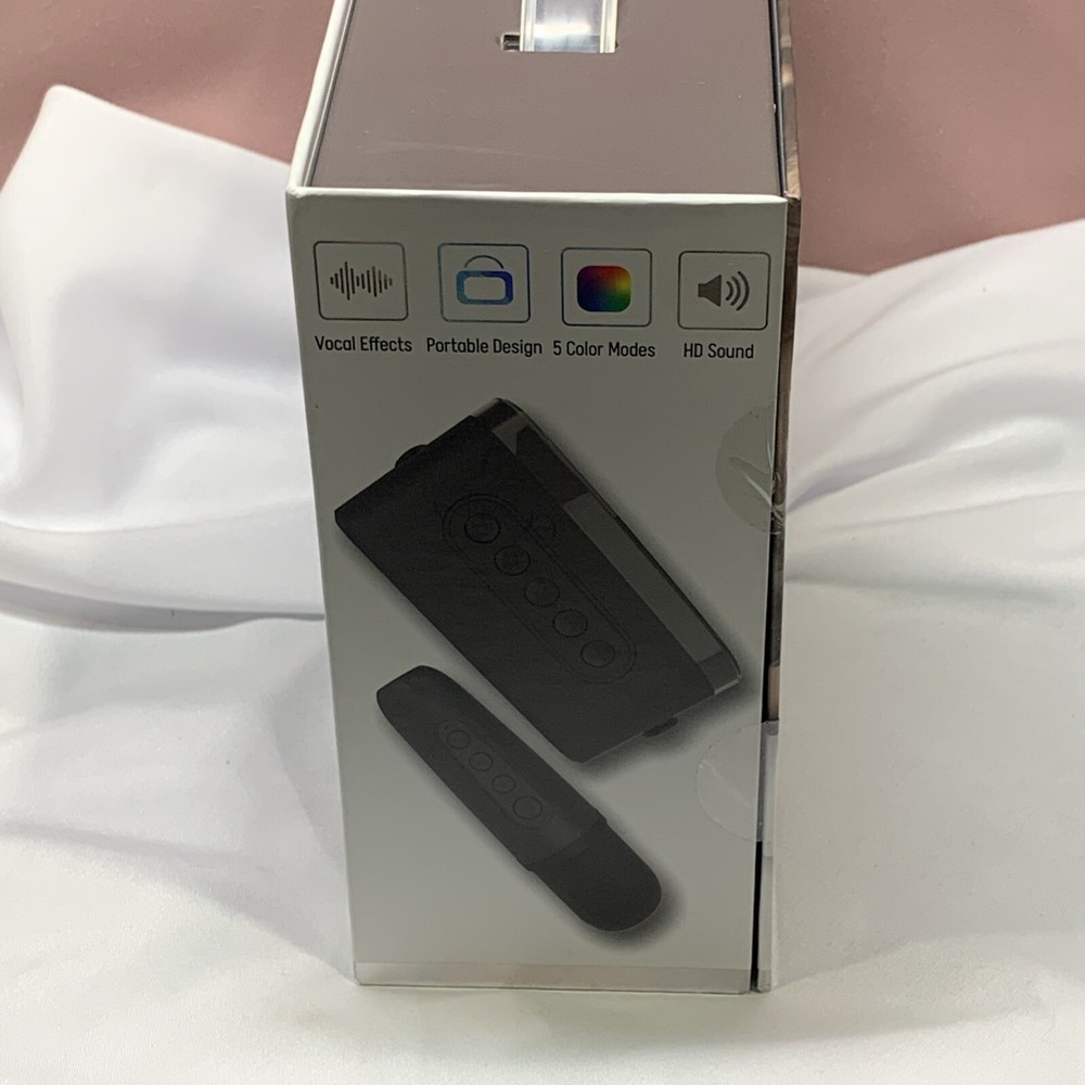 LAUDLED karaoke speaker and microphone