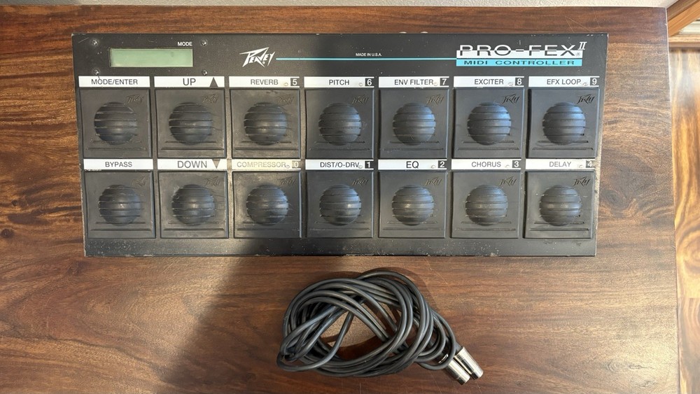 Peavey Pro-Fex II Midi Controller And midi Cable Only. Works