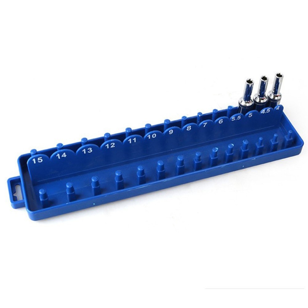1/4\ Metric Socket Storage Organizer Holder Bracket Plastic Socket Tray Rack