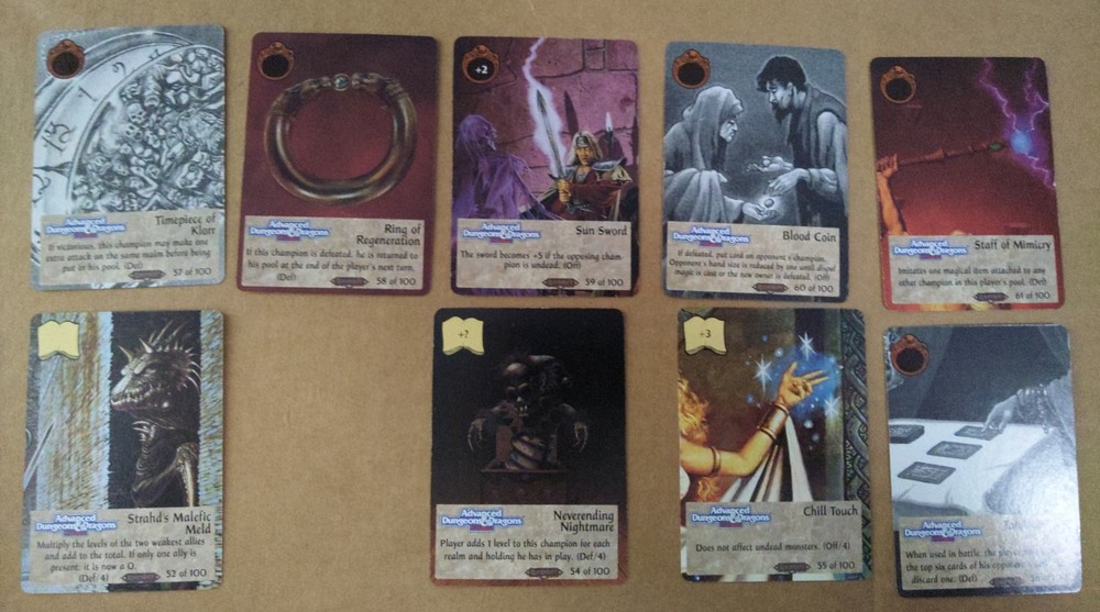 Spellfire CCG Ravenloft Set 1994 TSR almost complete 1-100 missing #4, 29, 53