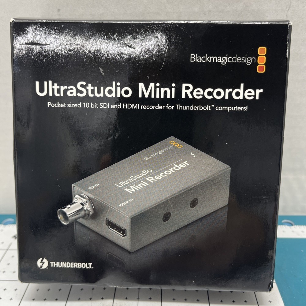 Blackmagic UltraStudio Mini Recorder  10 bit SDI & HDMI for Thunderbolt Computer