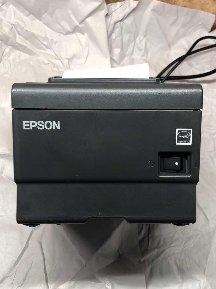 Epson M244A Thermal POS Receipt Printer - Pwr Eth USB Cable Inc