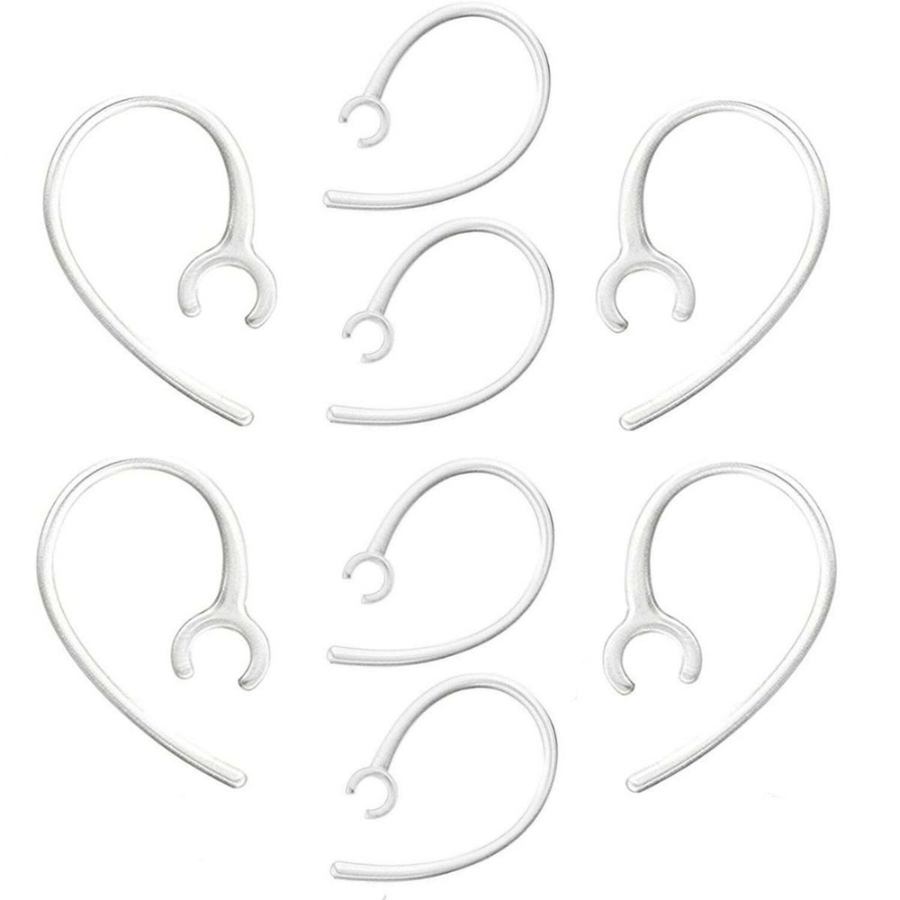 8-Pack Replacement Ear Piece Clamp Bluetooth Ear Hook Loop - Set of 4 Small +...
