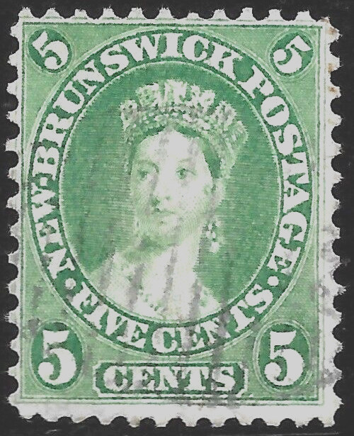 1860 CANADA  NEW BRUNSWICK SC#8a🔥🔥USED