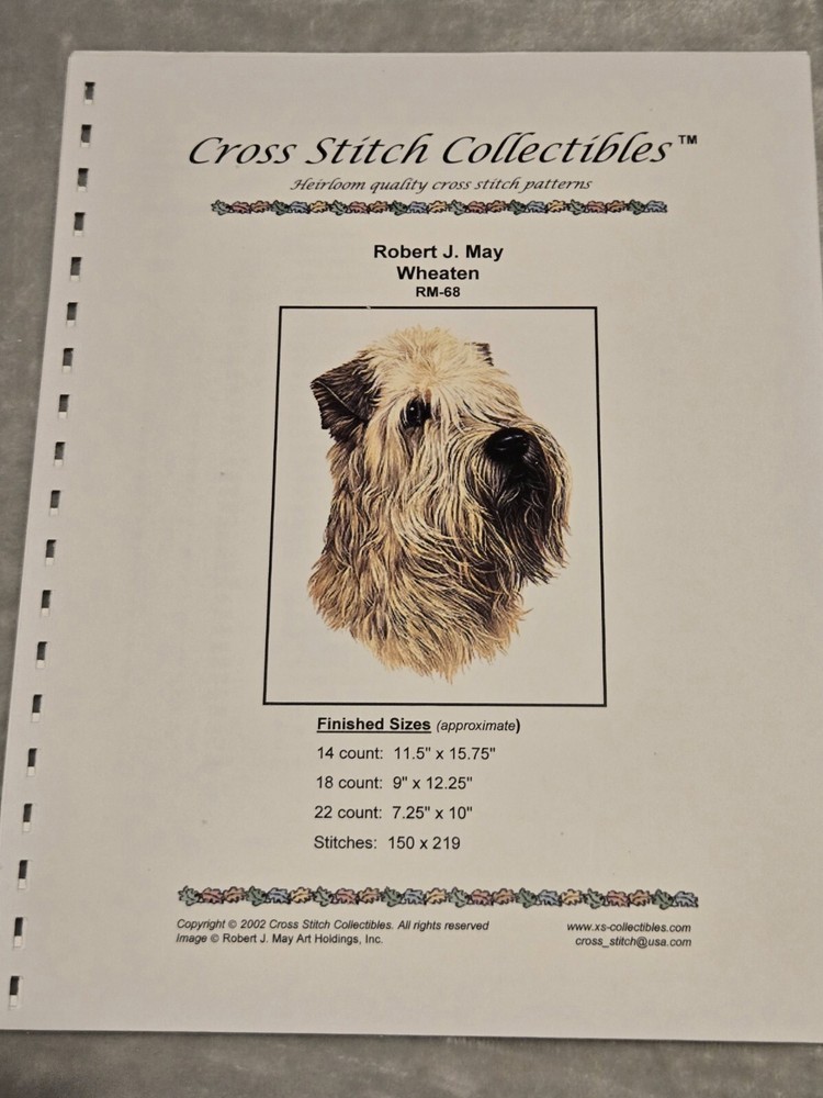 Cross Stitch Collectibles Pattern Wheaton