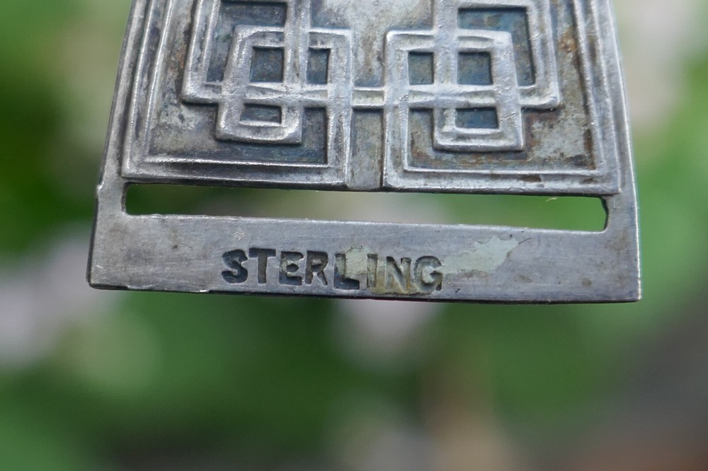 Antique Sterling Silver Ribbon Threader