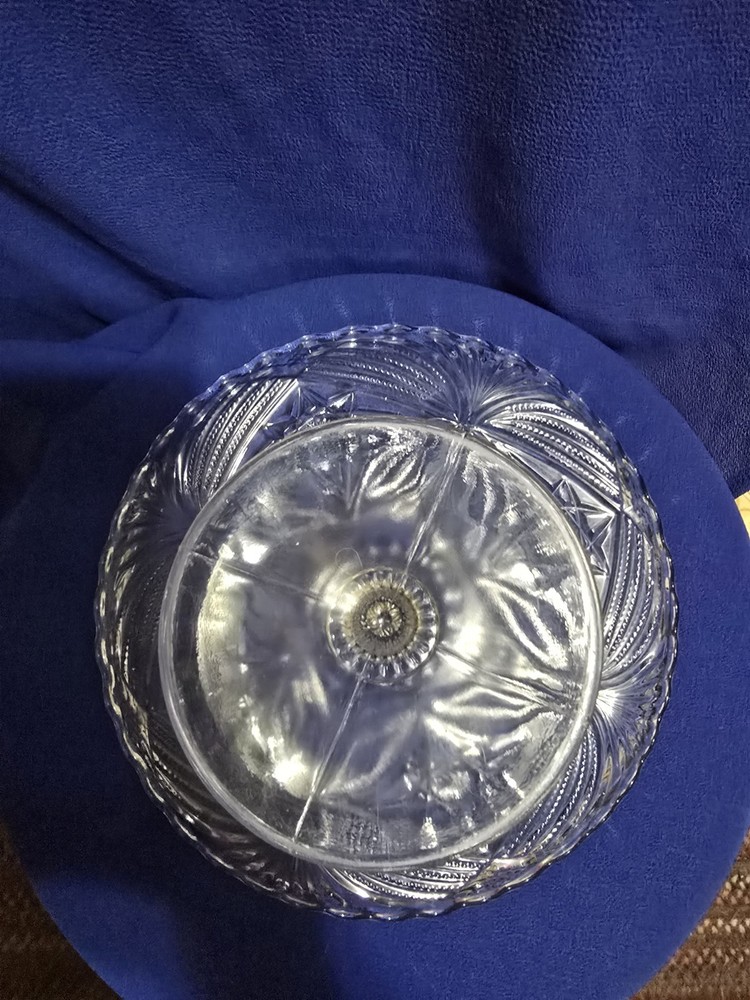 ANTIQUE EAPG BRYCE-HIGBEE CAKE STAND PTRN-MONARCH
