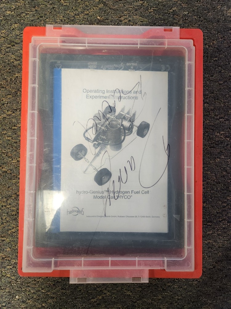 hydro-genius hydrogen fuel cell model car