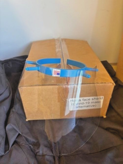 25 Pack Medical Full Face Shield, Disposable face shield, Splash Shield
