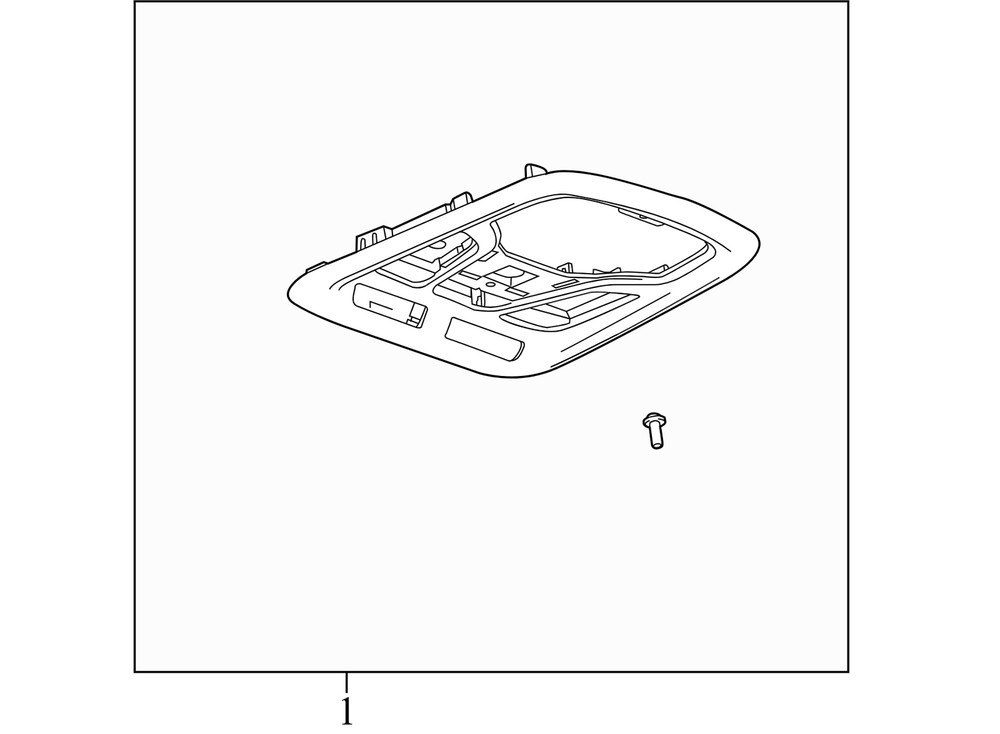 84419177 2014 Chevrolet Impala Overhead Console