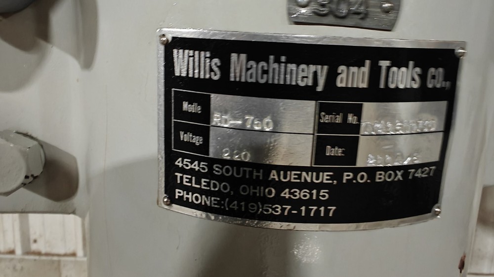 Willis Radial Arm Drill RD-750 , 2004