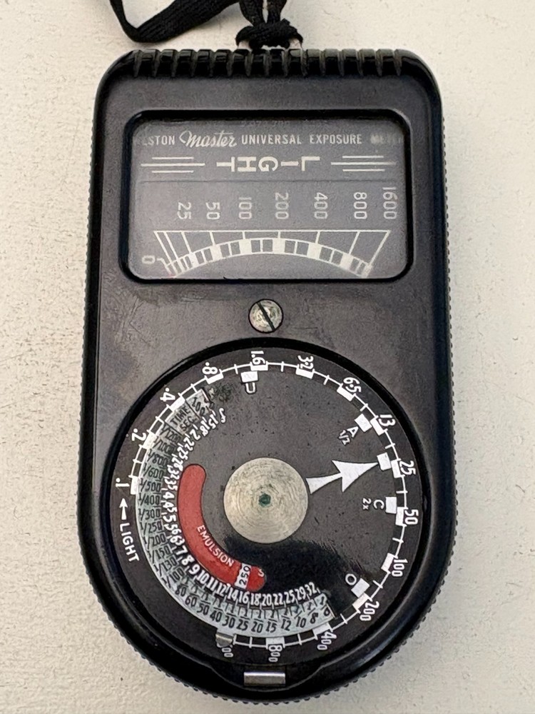 Weston Master Universal Exposure Meter (Model 715) w/ Leather Case