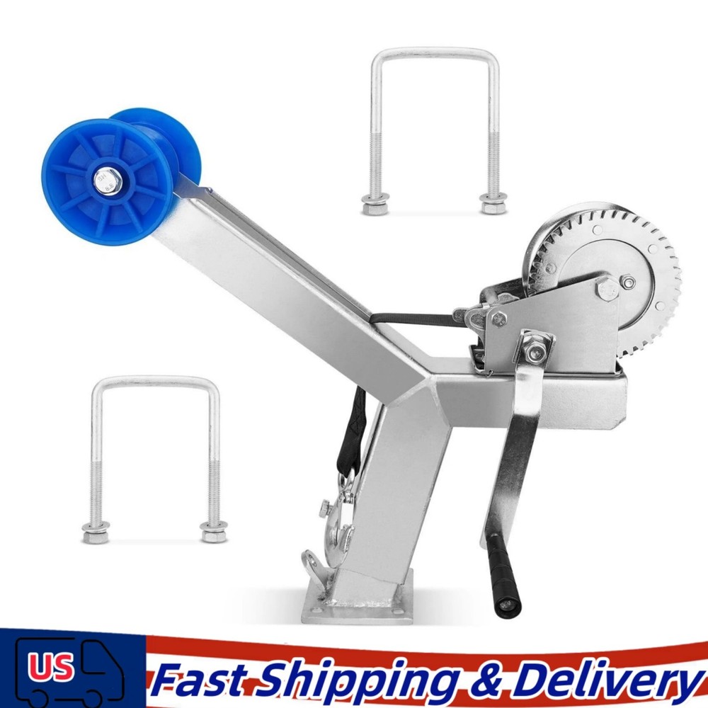 Adjustable Boat Trailer Winch Stand with Roller, Boat Trailer Winch Post