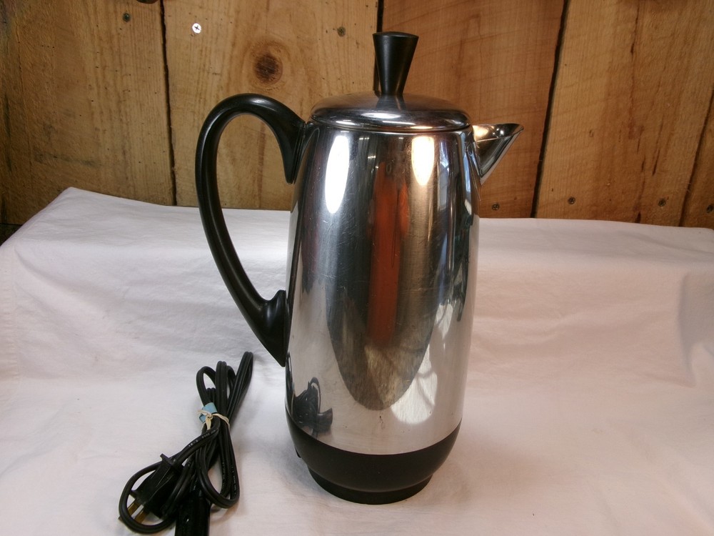 Vintage Farberware Superfast Fully Automatic Percolator Coffee Maker ~ Untested