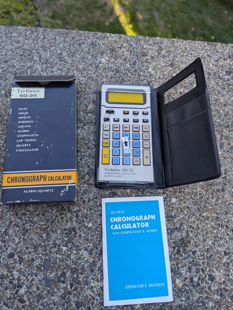 Technico SQ-24 Chronograph Calculator - New In Box