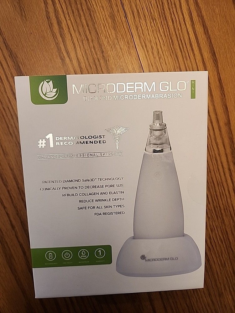 Microderm GLO Gray Mini Diamond Microdermabrasion Advanced Facial System