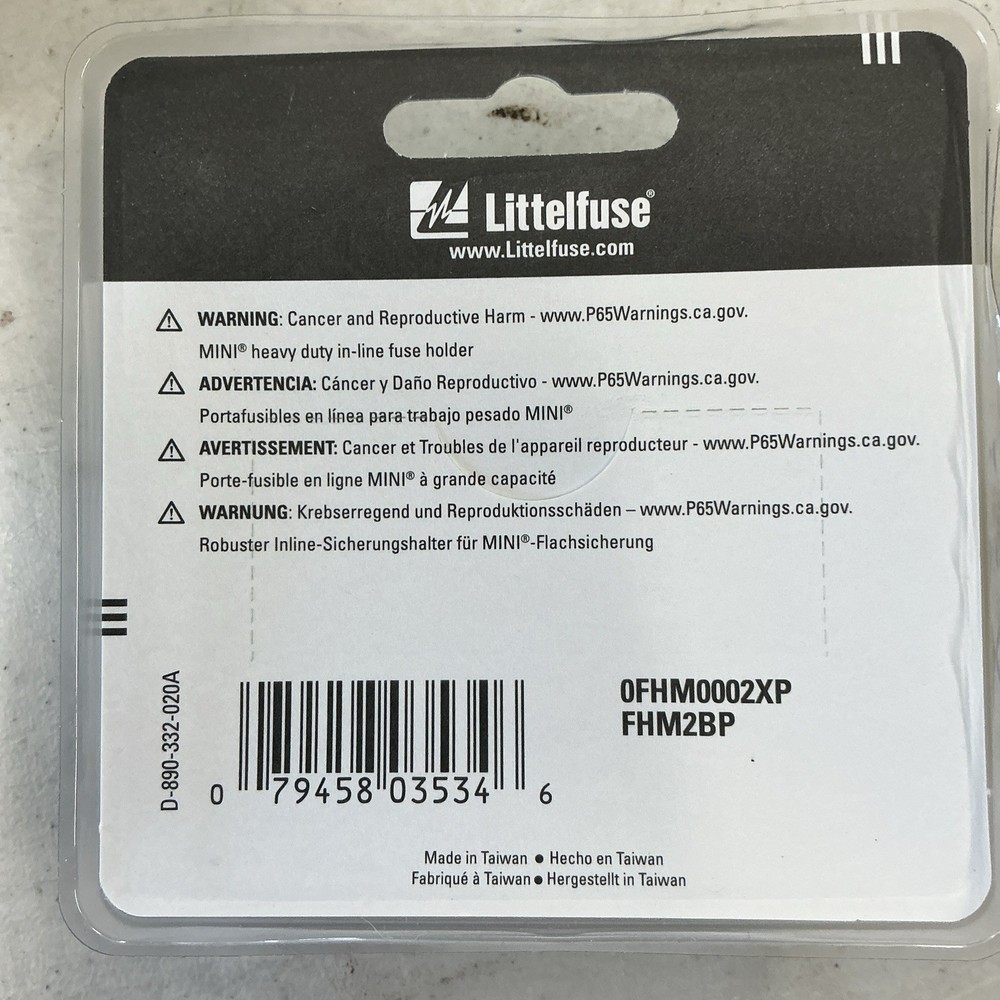 Littelfuse MINI Heavy Duty Fuseholder
