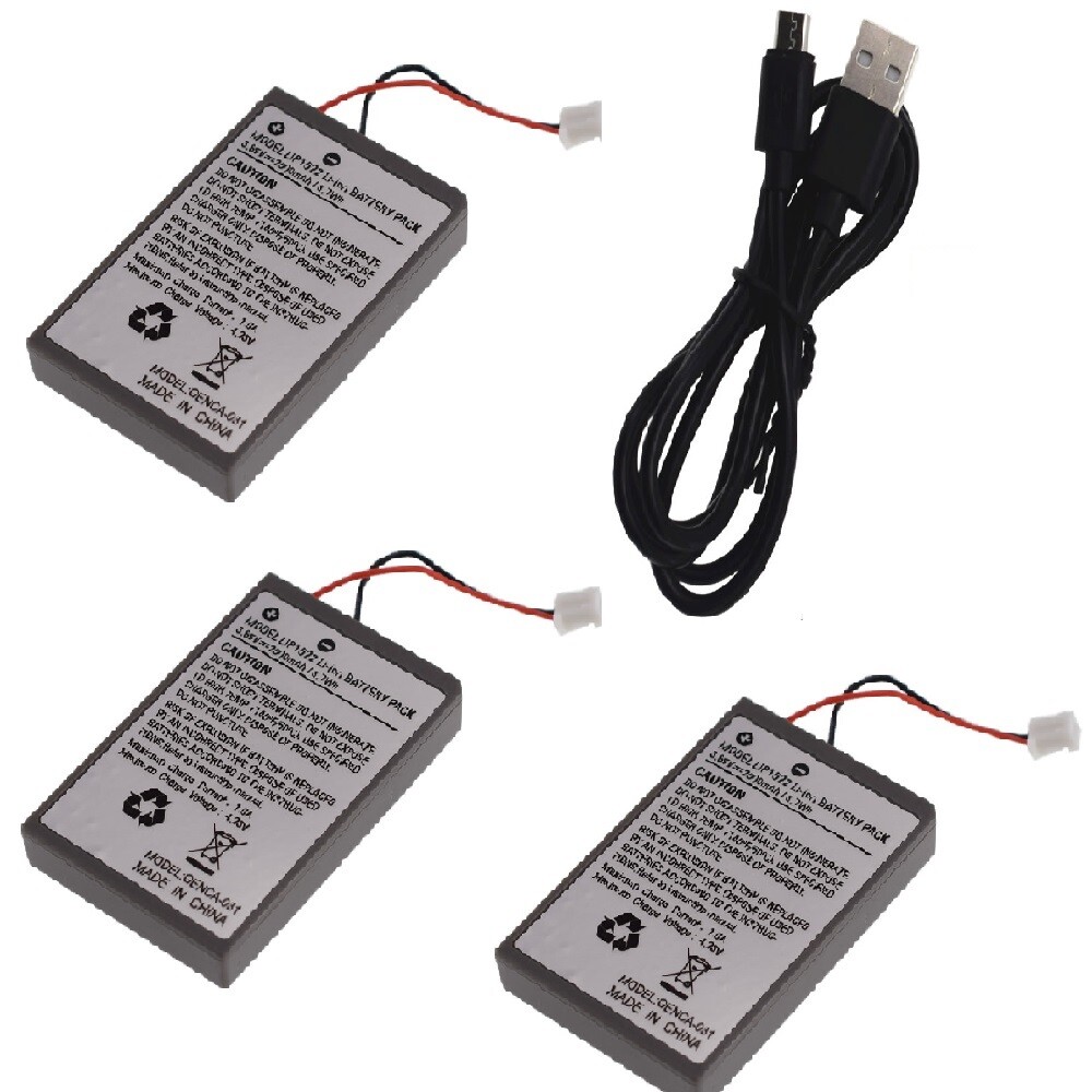 Rechargeable Battery For PS4 Controller 2000mAh Replacement & Charging Cable