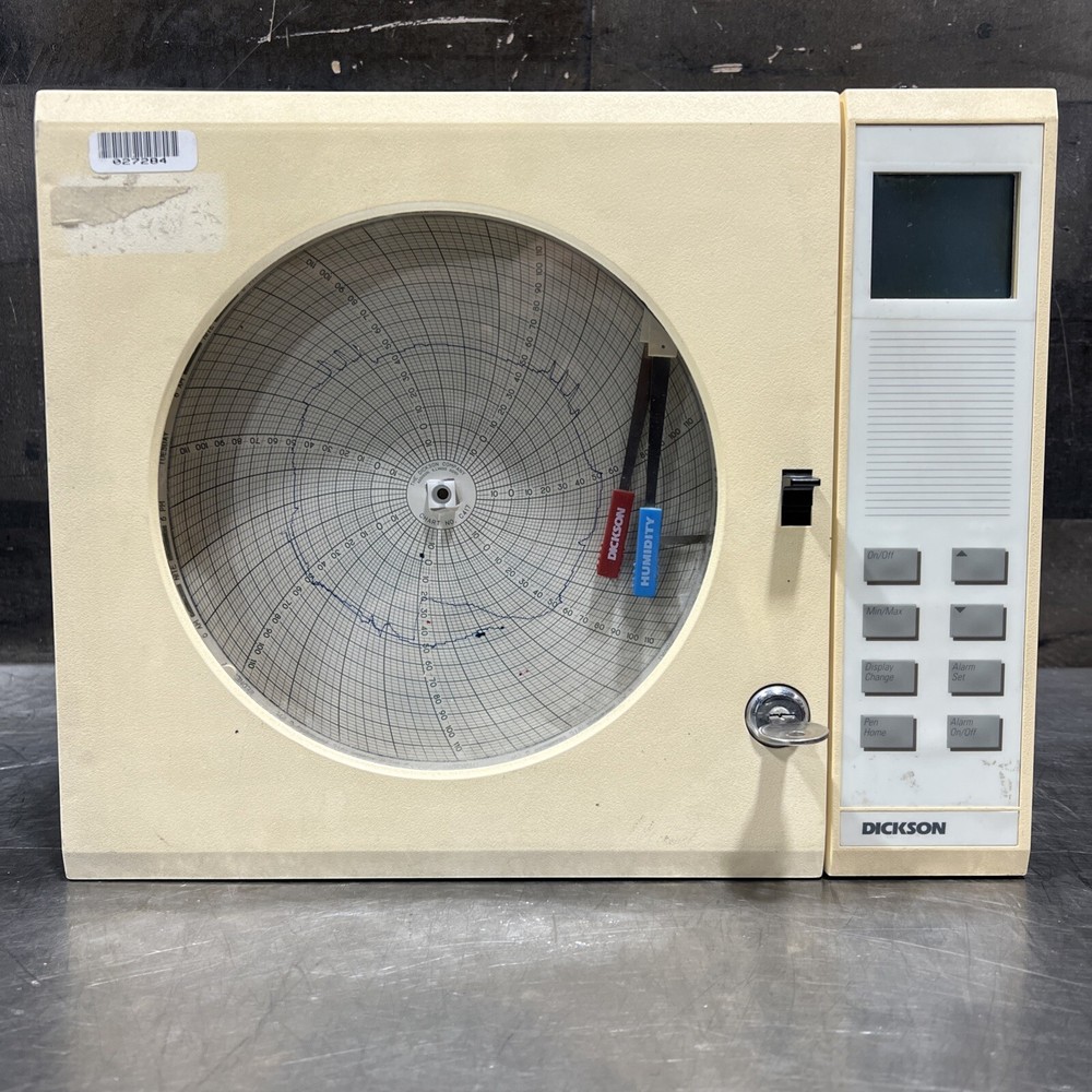 Dickson THDX Data Control System and Chart Recorder Used Surplus