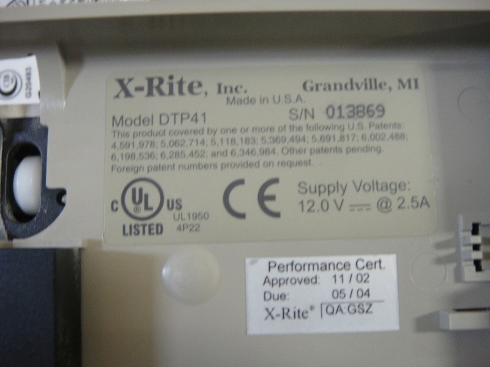 X Rite Color Auto Scan Spectrophotometer