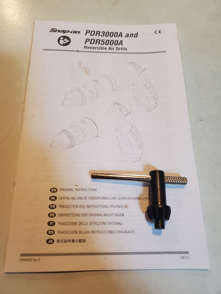 Snap-on PDR5000A 1/2" Pneumatic Drill (NEW)