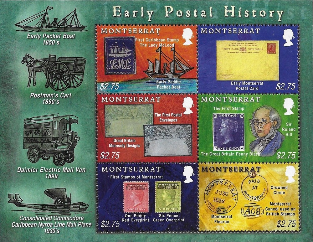Montserrat Scott #'s 1204 MNH