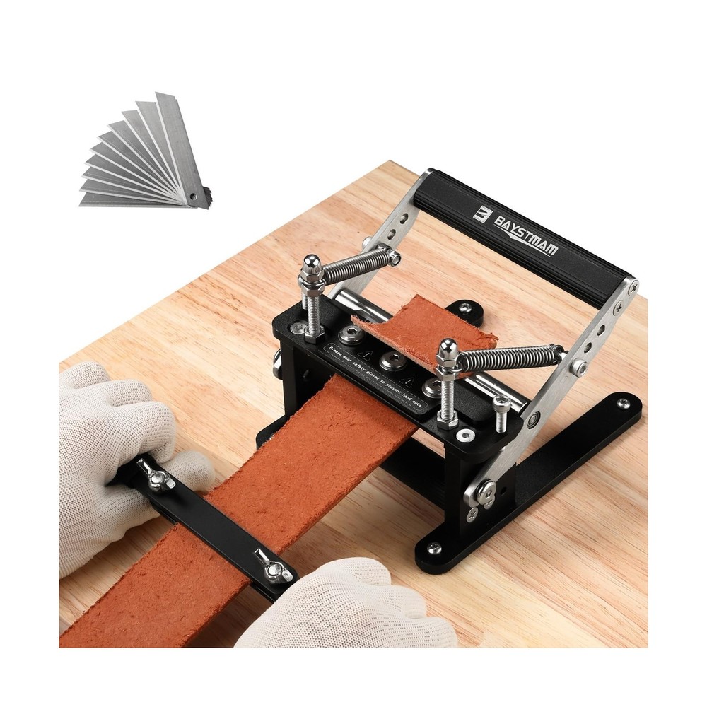 Leather Skiver Leather Splitter with Pulling Handle,Leather Peeling... Fast Ship